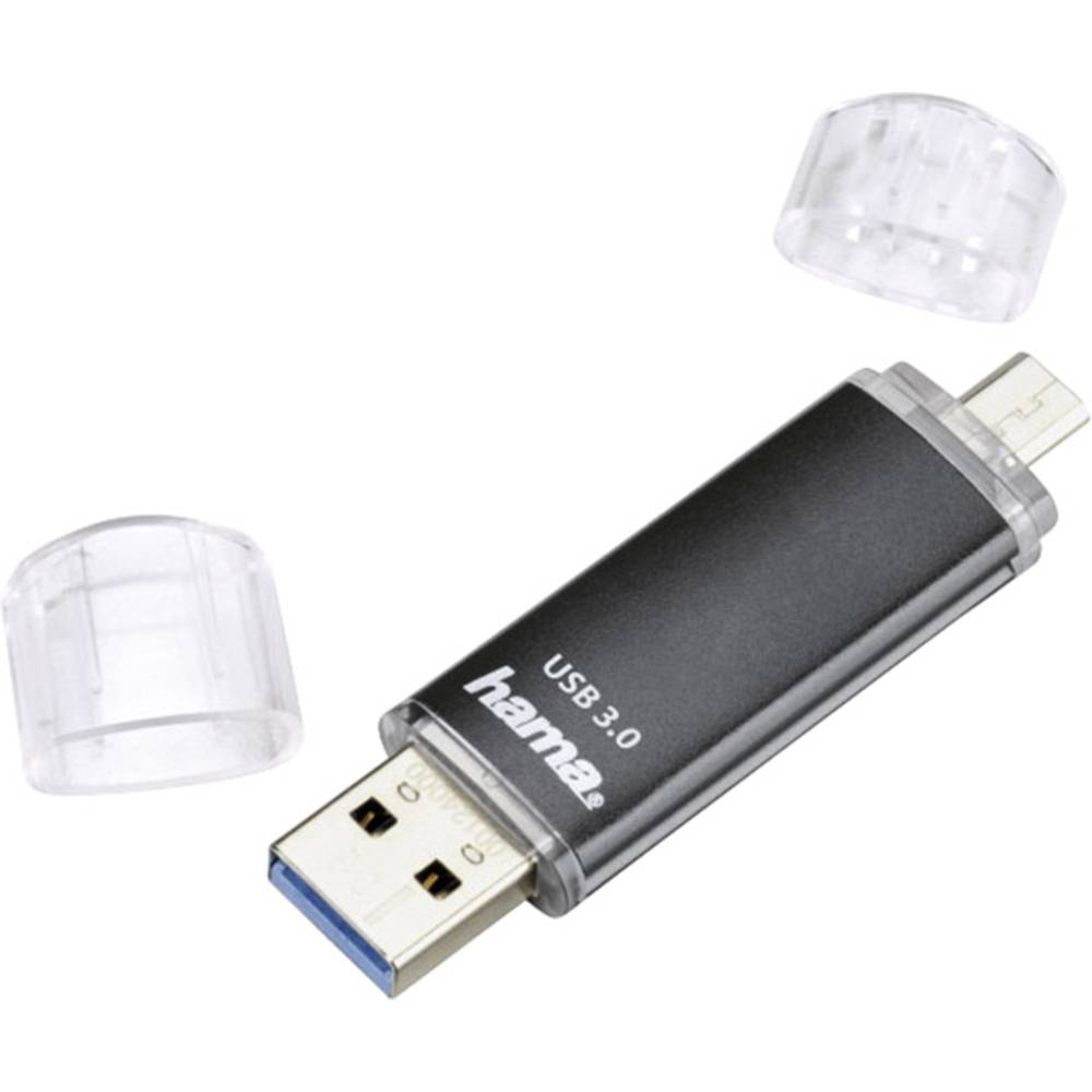 Hama USB Stick Laeta Twin 64GB USB / microUSB stick 3.0 - KOMPONENTE ...